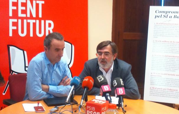 Derogar la reforma laboral y una mejor financiación, retos que defenderán en Madrid los socialistas baleares en 2017