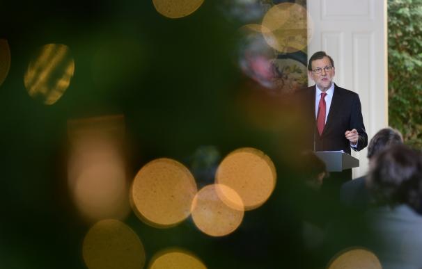 Rajoy durante su comparecencia del 30 de diciembre de 2016