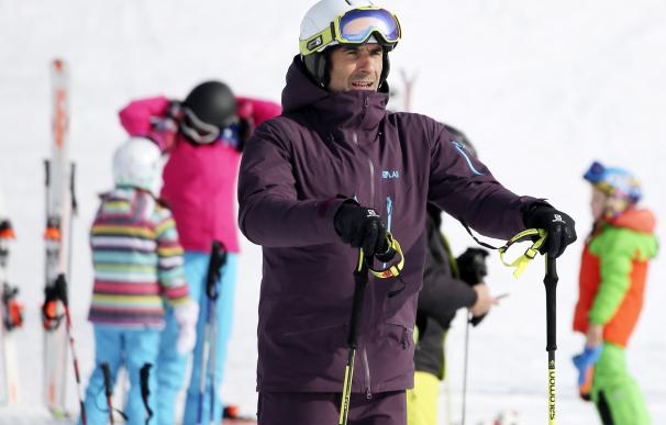 Jorge Fernández disfruta de uno de sus deportes favoritos, el esquí
