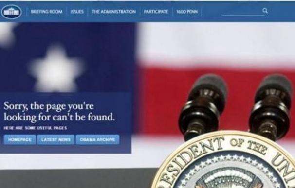 La Casa Blanca aclara el cierre de la web en español se debe a motivos "técnicos"