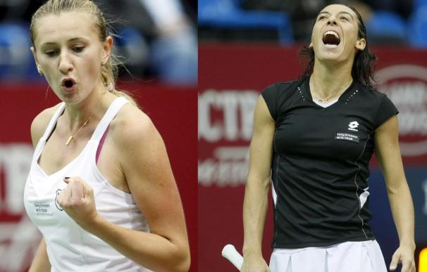 La bielorrusa Govortsova y la italiana Schiavone disputarán la final de tenis de Moscú