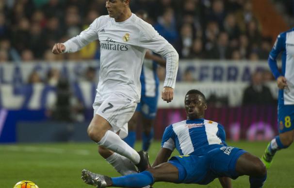 Cristiano Ronaldo marcó un 'hat-trick' al Espanyol / AFP