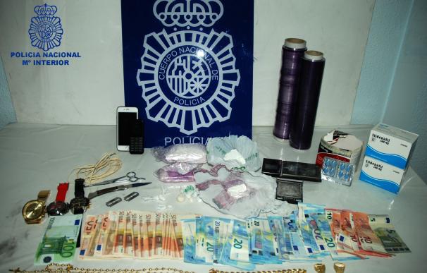 Dos detenidos en Alcázar de San Juan por portar 22,07 gramos de cocaína y 1.105 euros en efectivo