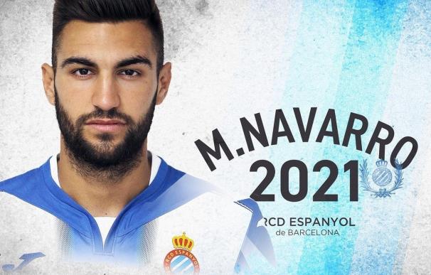 Marc Navarro renueva con el Espanyol hasta 2021