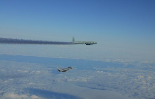 Los 'cazas' españoles interceptan dos aviones rusos en espacio aéreo de la OTAN en el Báltico