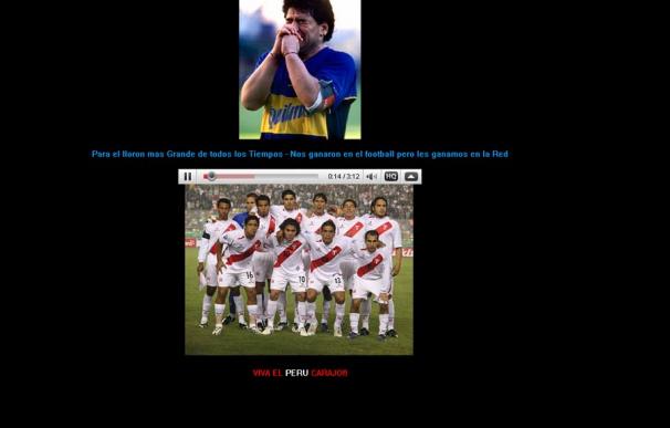 Hackeada la página web de Maradona