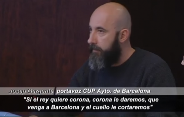 Josep Gargantè, portavoz de las CUP en el Ayuntamiento de Barcelona