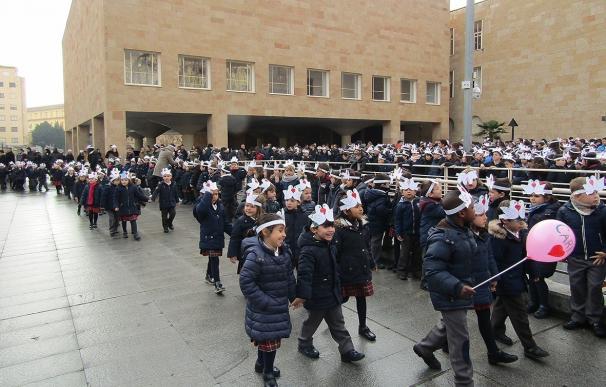 Miles de alumnos de los Centro de 'Escuelas Católicas' celebran el 'Día Escolar de la no violencia y la paz'