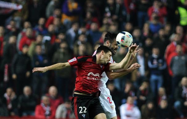 El Sevilla encarrila la eliminatoria de Copa del Rey ante el Mirandés (2-0) / AFP
