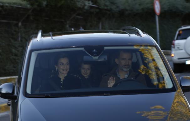 La Princesa Leonor y la Infanta Sofía disfrutan del Día de Reyes al lado de su familia materna