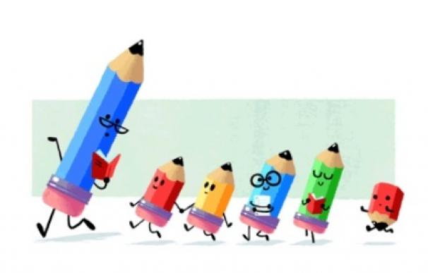 Google dedica su doodle al Día del maestro