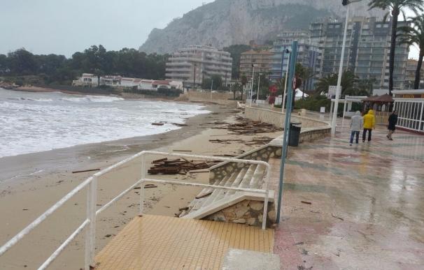 Turisme cuantificará daños del temporal en el litoral de la Comunitat Valenciana para reparar infraestructuras afectadas