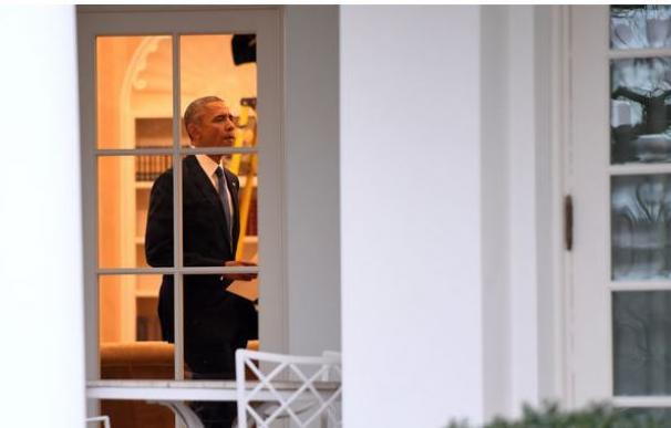 La última foto de Obama en el despacho oval