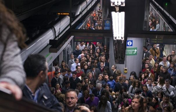 "Récord histórico" de viajeros en el metro en 2016 tras superar los 15,3 millones de usuarios y crecer un 3%