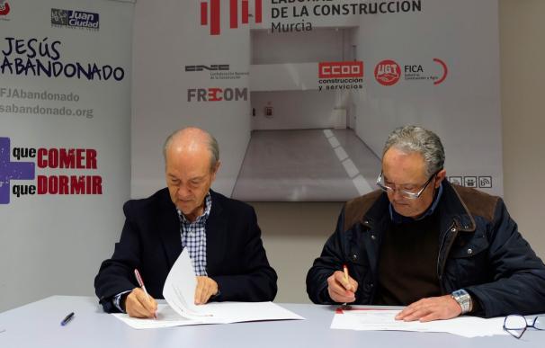 La Fundación Jesús Abandonado y la Fundación Laboral de la Construcción firman un convenio para mejorar la empleabilidad