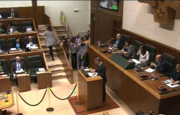 La Cámara vasca reanuda el pleno que designará lehendakari a Iñigo Urkullu