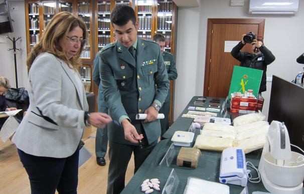 La Guardia Civil desarticula un entramado criminal dedicado al tráfico de drogas en Navarra y provincias limítrofes