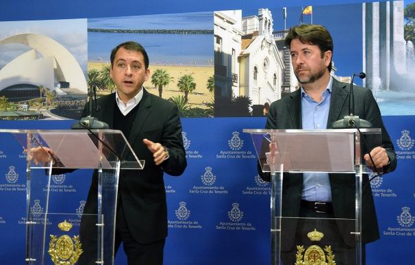 Cabildo y Ayuntamiento invertirán 23,8 millones en Santa Cruz de Tenerife en 2017
