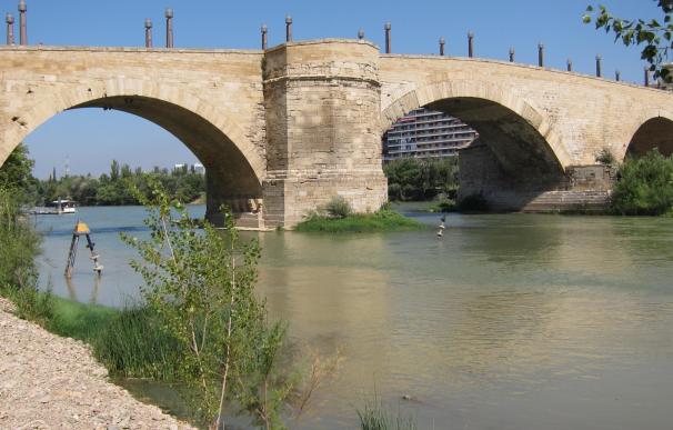 La margen izquierda del Ebro experimenta crecidas importantes tras las últimas precipitaciones