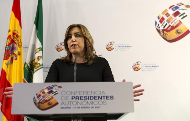 Susana Díaz, sobre el tuit del PP de Madrid: "No estoy para tonterías"