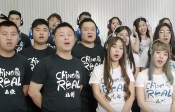 Así suena el himno de la 'Décima' del Real Madrid en chino