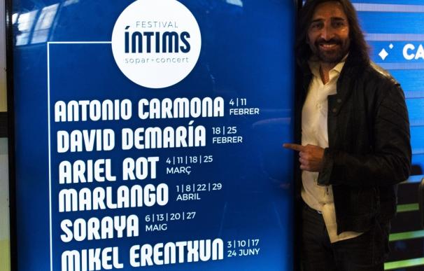El Festival Íntims tendrá a Antonio Carmona, David DeMaría, Marlango y Mikel Erentxun