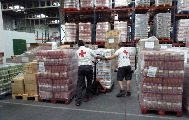 Cruz Roja reparte en Valladolid 229.985 kilos de alimentos y llega a 9.328 personas vulnerables