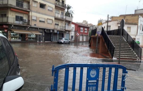 La lluvia deja 48 litros por metro cuadrado de media en el municipio de Murcia