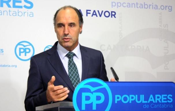 Diego (PP) tacha de "ridículo" el enfrentamiento entre consejeros de PRC y PSOE por el Presupuesto de 2017