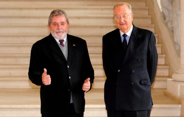 Lula recibe en Bruselas la medalla del Parlamento Federal belga