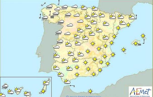 Suben las temperaturas en País Vasco, Navarra y La Rioja y llueve en Galicia