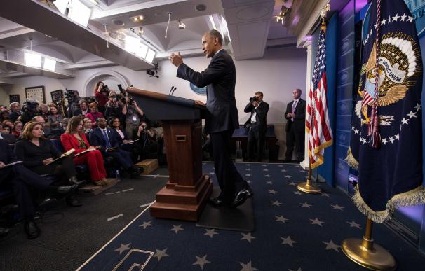 Obama en su última rueda de prensa en la Casa Blanca