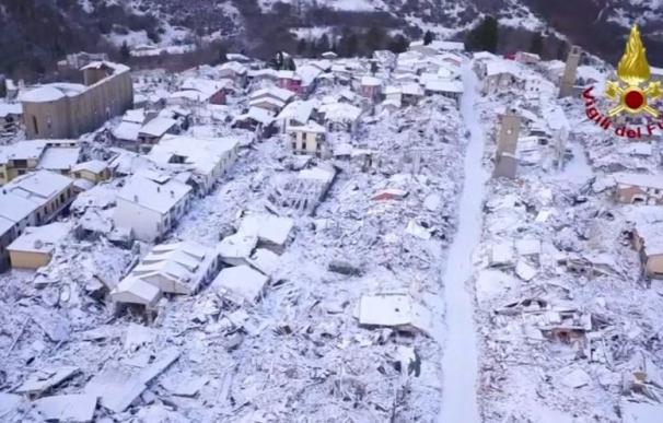 Vea las imágenes del centro de Italia, golpeada por varios terremotos de hasta 5,4 de magnitud