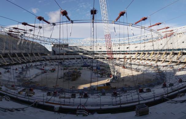 FCC empieza a construir la cubierta del nuevo estadio del Atlético de Madrid
