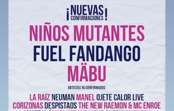 Fuel Fandango, Niños Mutantes y Mäbu, nuevas confirmaciones del SanSan Festival 2017
