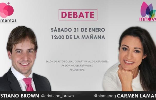 Cristiano Brown y Carmen Lamana se disputarán los próximos 28 y 29 el liderazgo de UPyD para resucitar la marca magenta