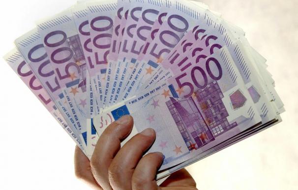 El número de billetes de 500 euros retrocede a niveles de septiembre de 2008