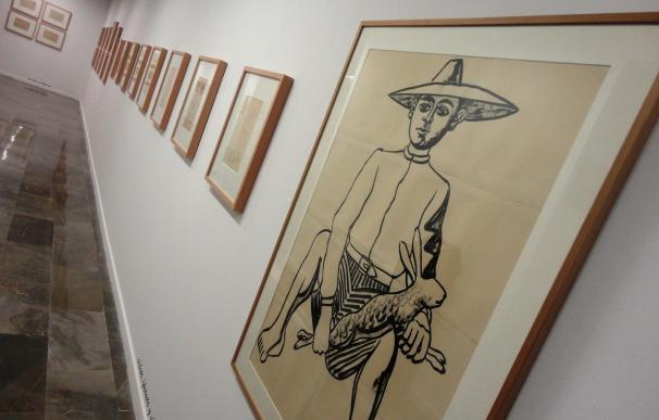 La exposición de dibujos de Rafael Zabaleta viajará a Elche el próximo mes de febrero