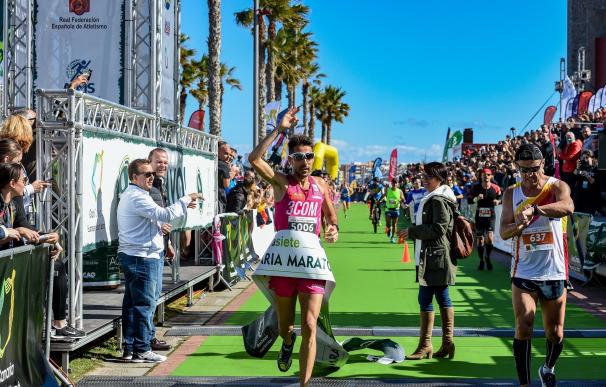 El olímpico Rubén Palomeque, campeón de los 10K del Cajasiete Gran Canaria Maratón