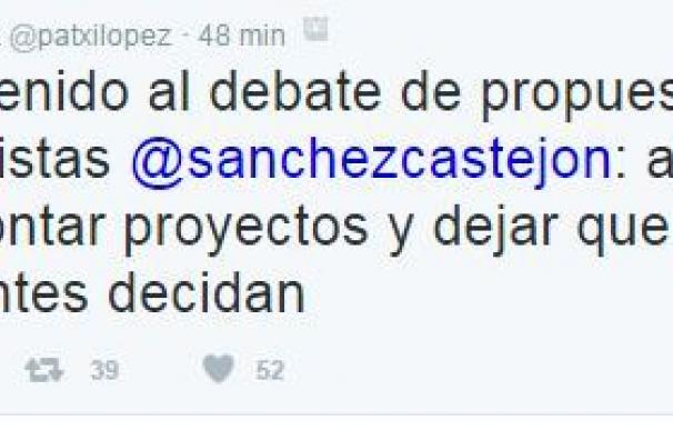 Pedro Sánchez competirá con Patxi López a la espera de Susana Díaz