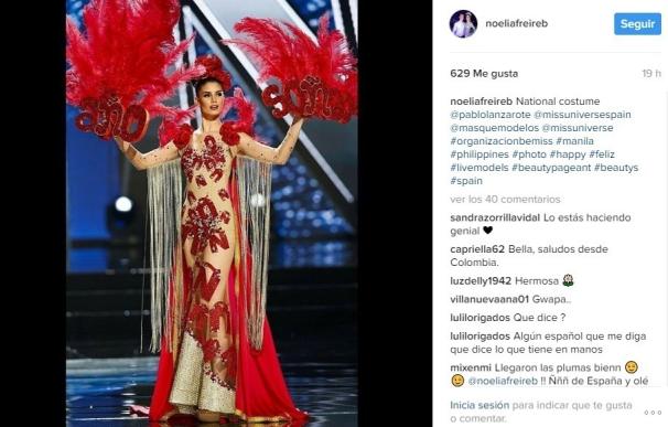 Los looks más espectaculares de Noelia Freire en Miss Universo