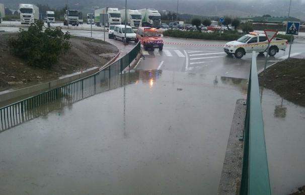 La provincia de Málaga suma ya 120 incidencias relacionadas con las lluvias