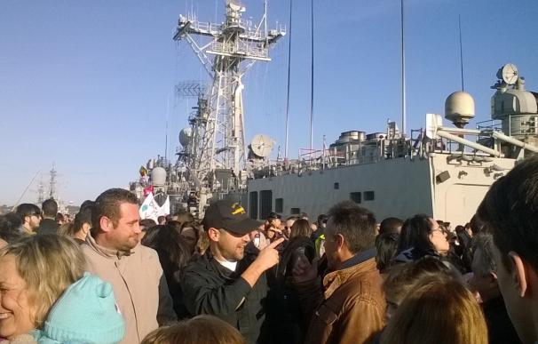 La fragata 'Navarra' regresa a su base en Rota tras cuatro meses integrada en la Operación 'Sophia'