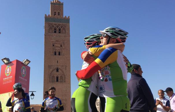 La marcha Moving for Climate NOW llega a Marrakech: "Hay que seguir pedaleando por el cambio"