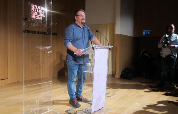 Domènech (EnComúPodem) critica la detención de Venturós "por ejercer la libertad de expresión"