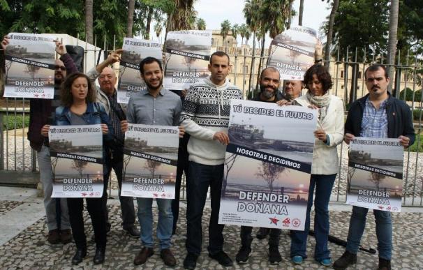IU presenta una campaña para 'Defender Doñana' frente al proyecto gasístico que "pone en riesgo la vida en la comarca"