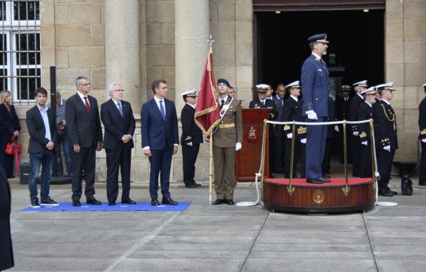 El Rey Felipe VI preside en el Arsenal Militar de Ferrol los actos organizados con motivo del Día del Veterano