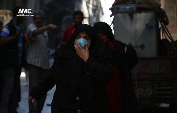 Una treintena de militares afectados por un ataque químico cerca del Aeropuerto de Alepo
