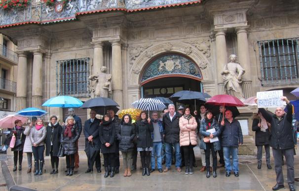 Concentración en Pamplona en repulsa por la última agresión sexual denunciada en la ciudad