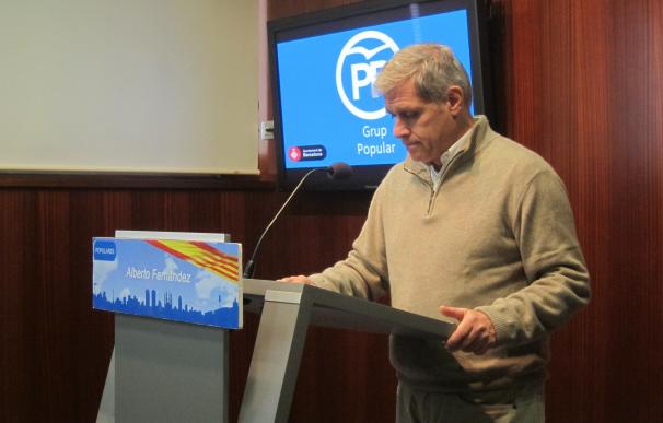 Alberto Fernández (PP) critica la propuesta de cuentas de Colau: "Es una declaración de intenciones"
